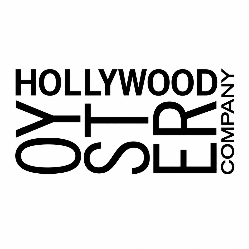Square Hollywood Oyster Company logo with white padding