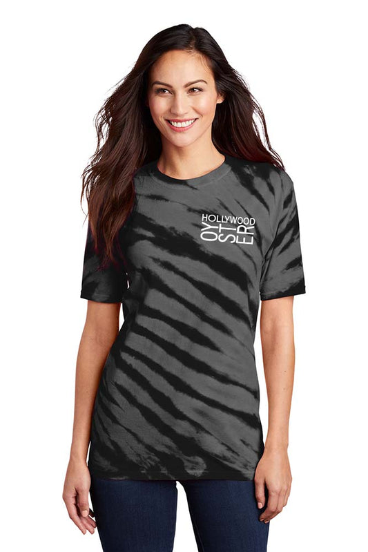 TIGER STRIPE TIE-DYE TEE
