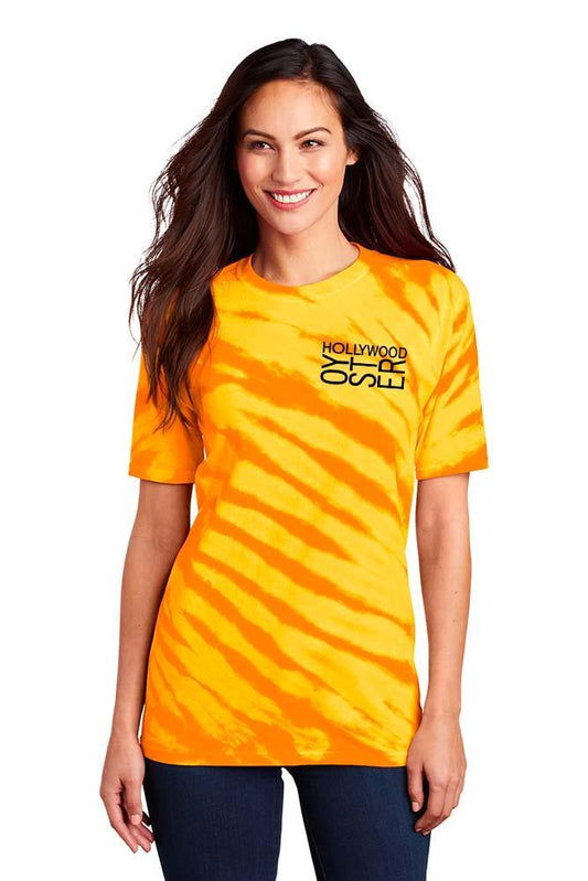 TIGER STRIPE TIE-DYE TEE